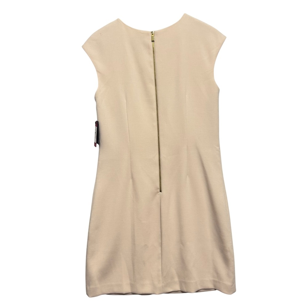Vince Camuto Embellished Crepe Dress Womens 10 Blush Pink NWT A-Line Sheath - Picture 4 of 8